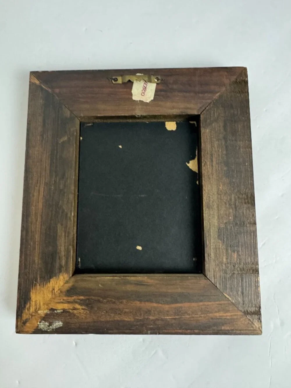 Vintage Rembrandt van Rijn  Elderly Man in Prayer Print Wood Frame